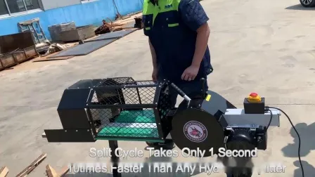 卸売薪プロセッサ 8 トン電気ログプロセッサスプリッターキネティック