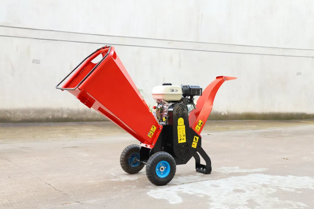 7.5HP 15HP 30HP Gasoline Engine Branch Crusher Wood Chipper Shredder for Garden Use