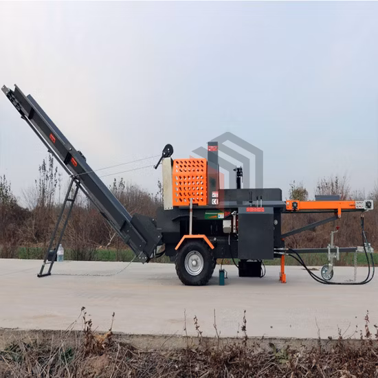 林業機械 8 トン 12 トン 20 トン 25 トン 30 トン 50 トントラクター描画油圧電気ガソリンディーゼル移動式木材スプリッター TUV CE